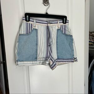 UO BDG Striped denim short